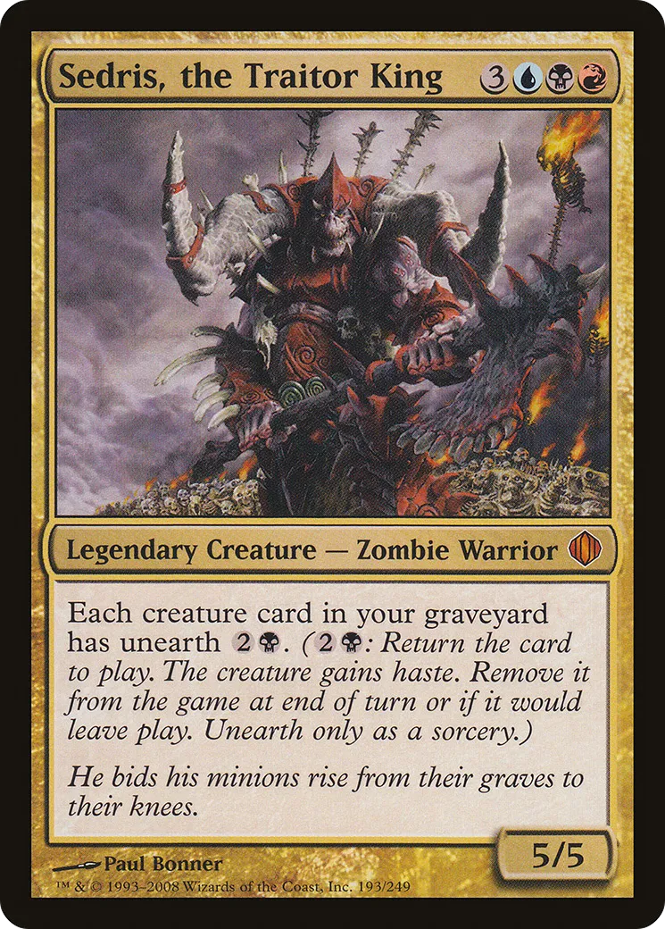Sedris, the Traitor King — Shards of Alara — Magic: The Gathering