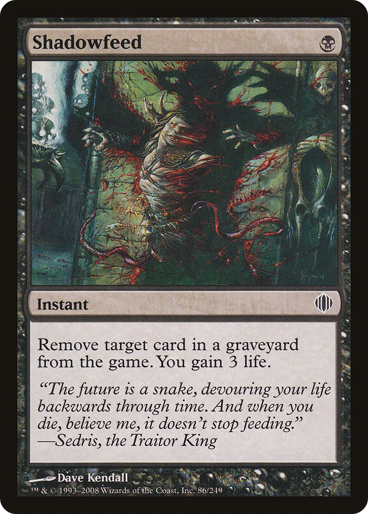 Shadowfeed — Shards of Alara — Magic: The Gathering