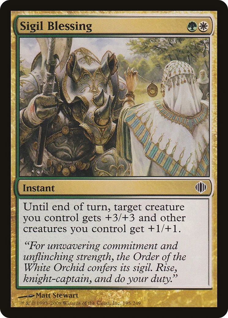 Bénédiction de sigille — Shards of Alara — Magic: The Gathering