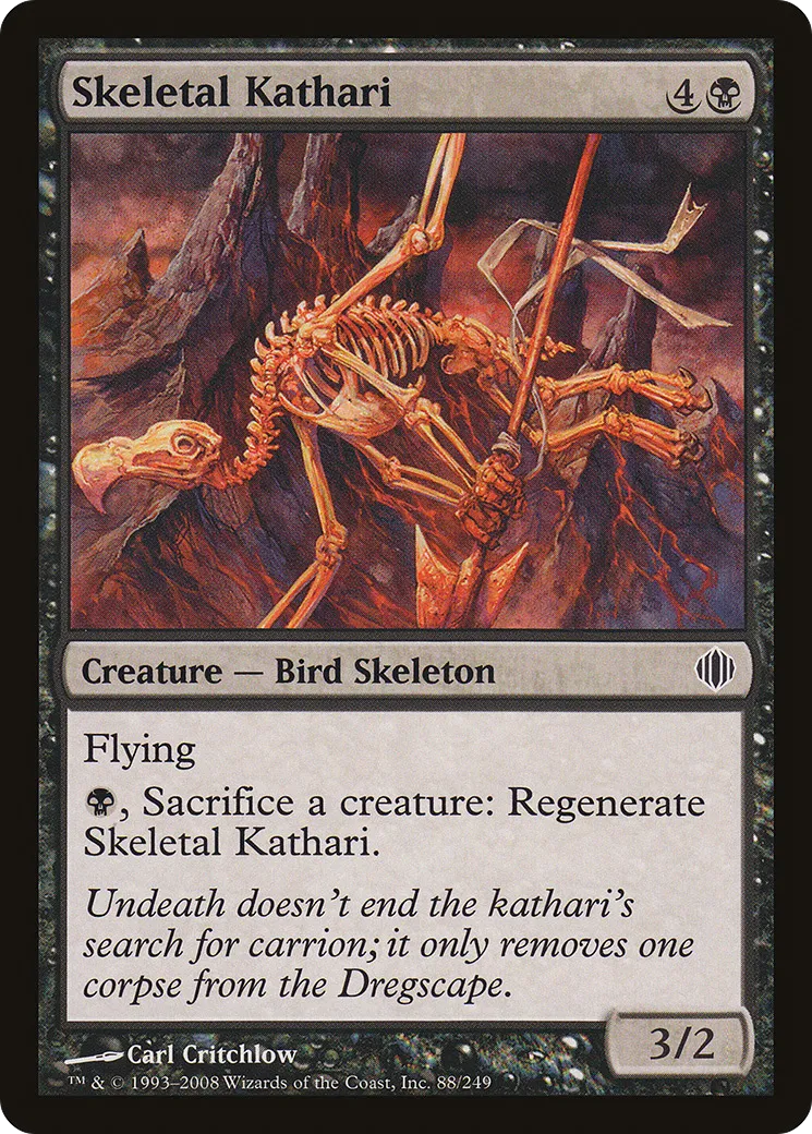Skeletal Kathari — Shards of Alara — Magic: The Gathering