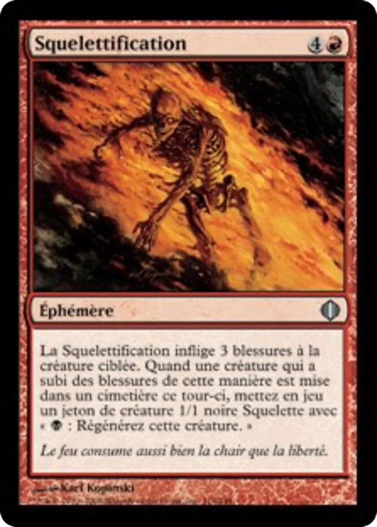 Squelettification — Shards of Alara — Magic: The Gathering