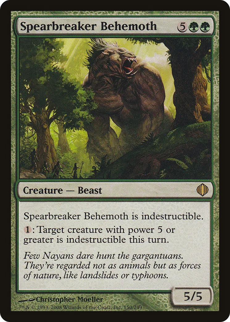 Spearbreaker Behemoth — Shards of Alara — Magic: The Gathering