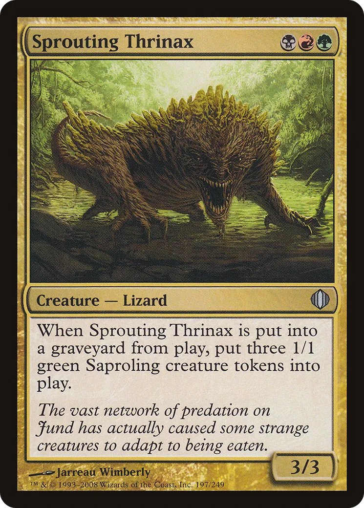Thrinax bourgeonnant — Shards of Alara — Magic: The Gathering
