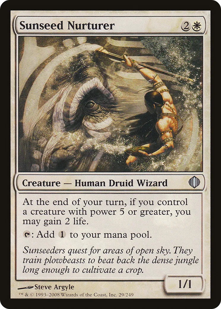 Sunseed Nurturer — Shards of Alara — Magic: The Gathering