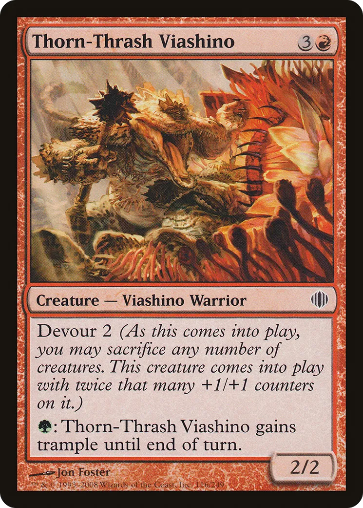 Thorn-Thrash Viashino — Shards of Alara — Magic: The Gathering