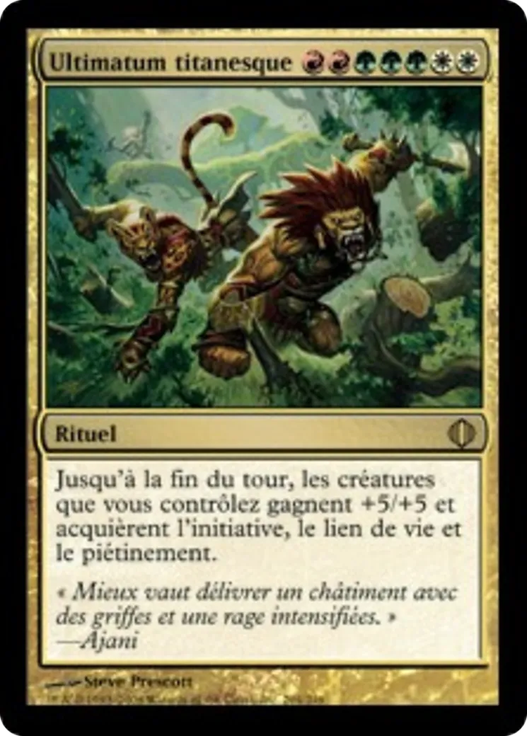 Ultimatum titanesque — Shards of Alara — Magic: The Gathering