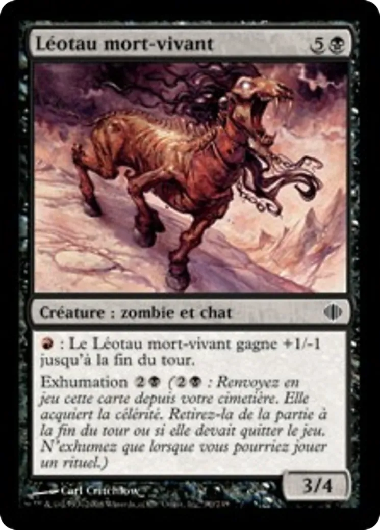 Léotau mort-vivant — Shards of Alara — Magic: The Gathering