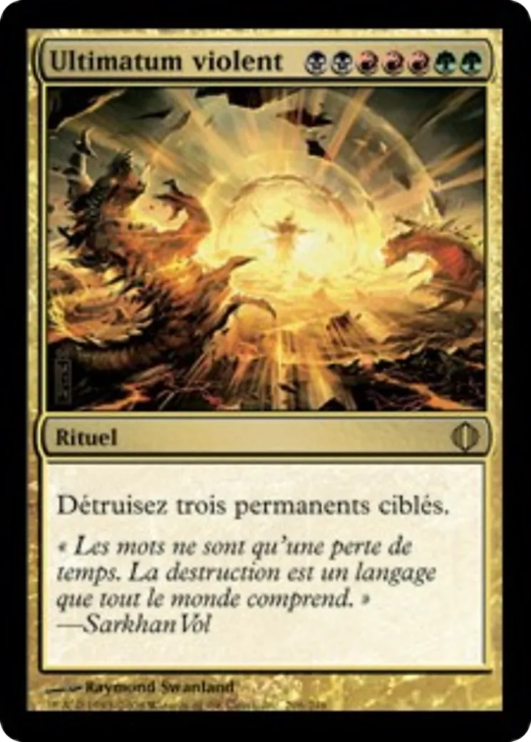 Ultimatum violent — Shards of Alara — Magic: The Gathering
