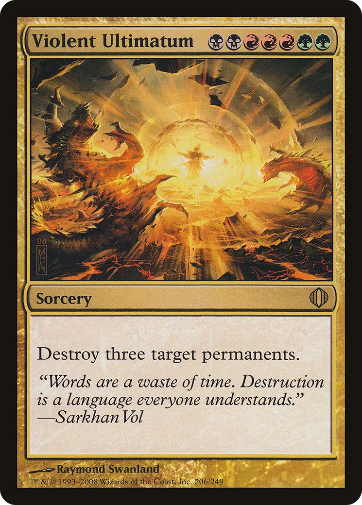 Violent Ultimatum — Shards of Alara — Magic: The Gathering