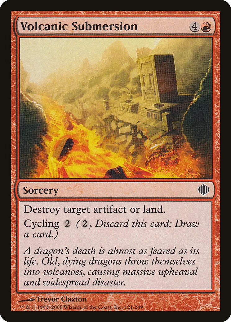 Submersion volcanique — Shards of Alara — Magic: The Gathering