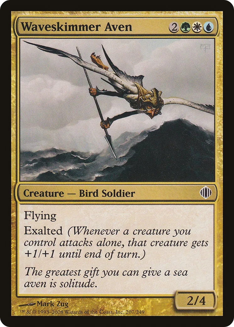 Waveskimmer Aven — Shards of Alara — Magic: The Gathering