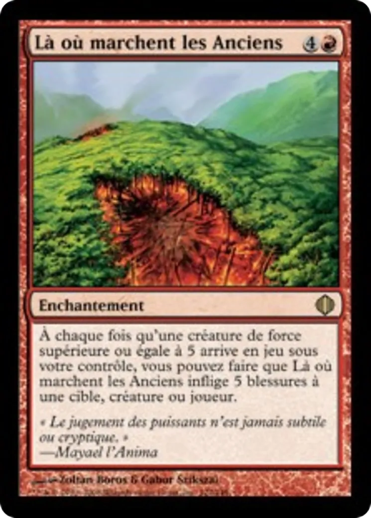 Là où marchent les Anciens — Shards of Alara — Magic: The Gathering