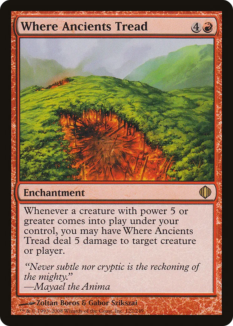 Where Ancients Tread — Shards of Alara — Magic: The Gathering