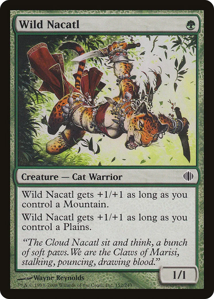 Nacatl sauvage — Shards of Alara — Magic: The Gathering