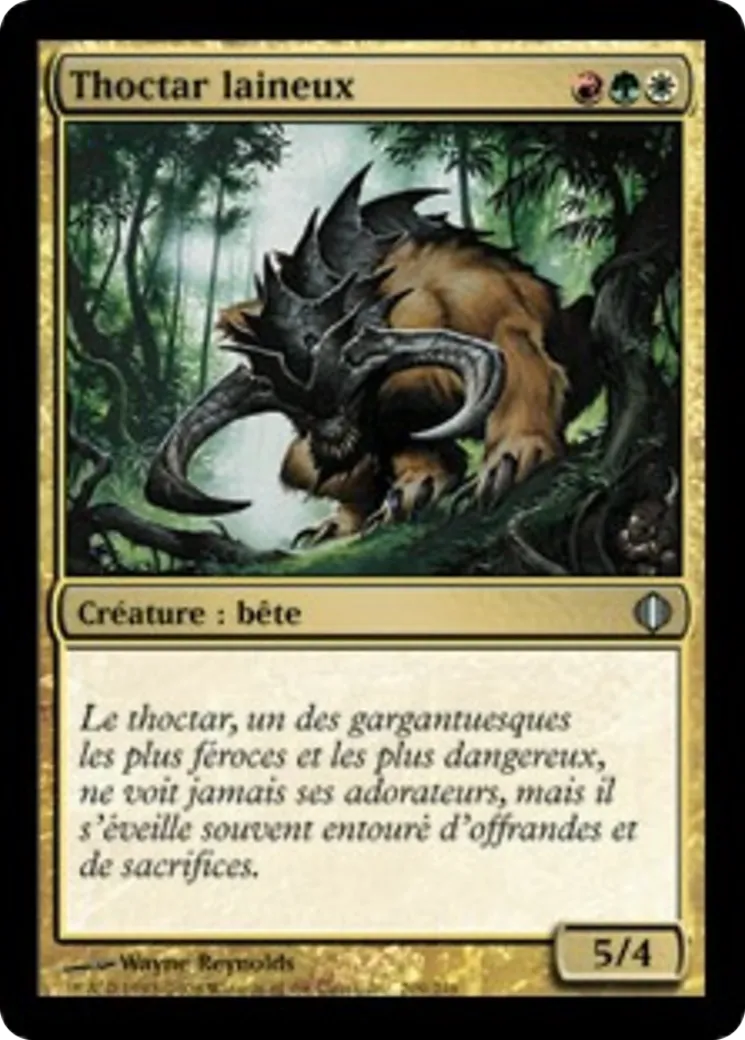 Thoctar laineux — Shards of Alara — Magic: The Gathering