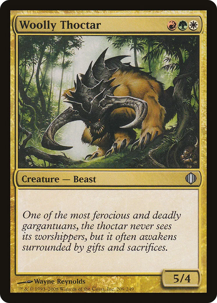 Thoctar laineux — Shards of Alara — Magic: The Gathering