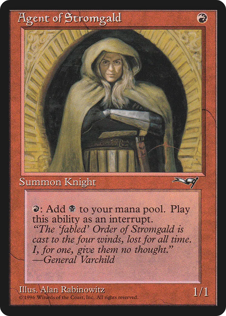 Agent of Stromgald — Alliances — Magic: The Gathering