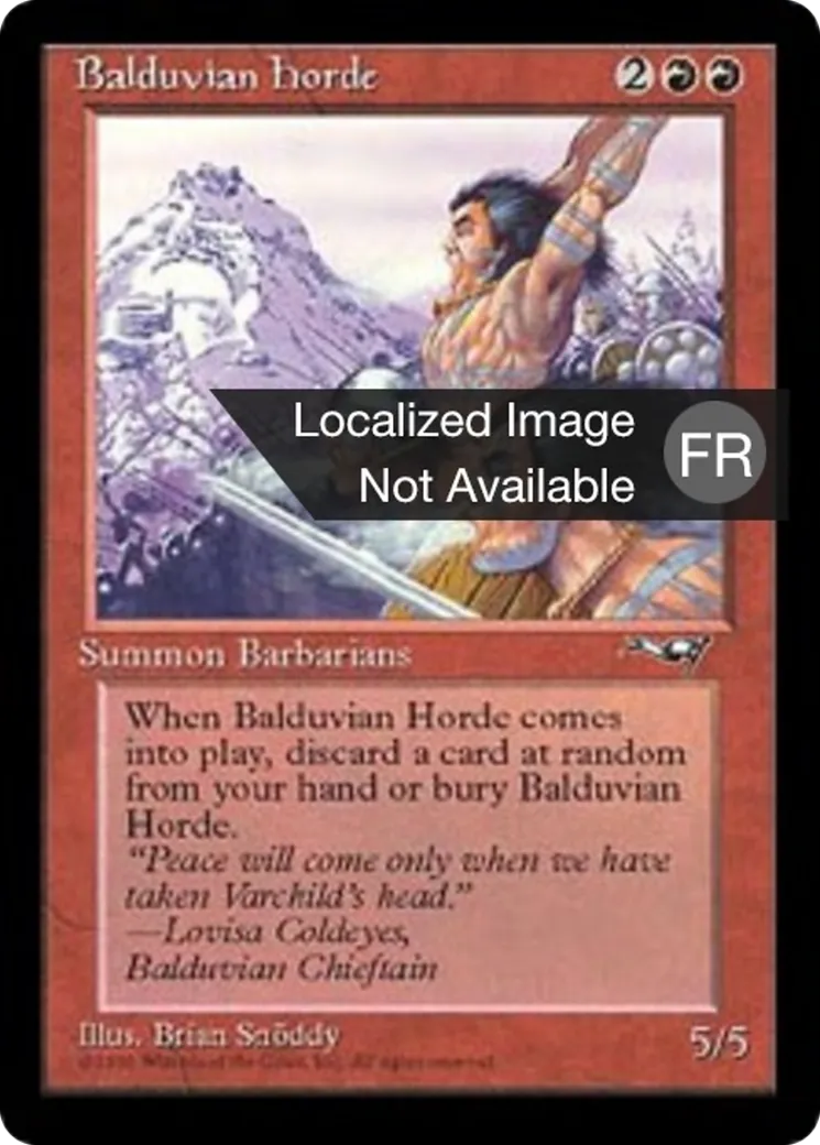 Horde Balduviane — Alliances — Magic: The Gathering