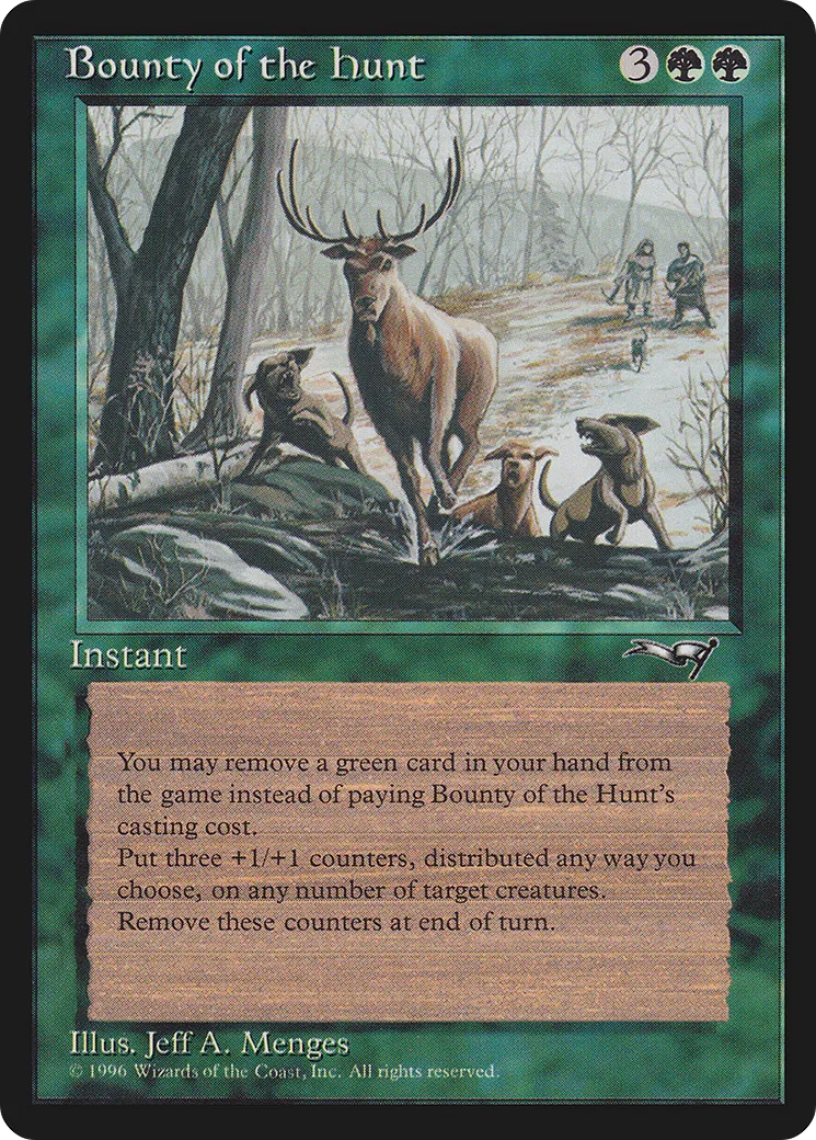 Bounty of the Hunt — Alliances — Magic: The Gathering