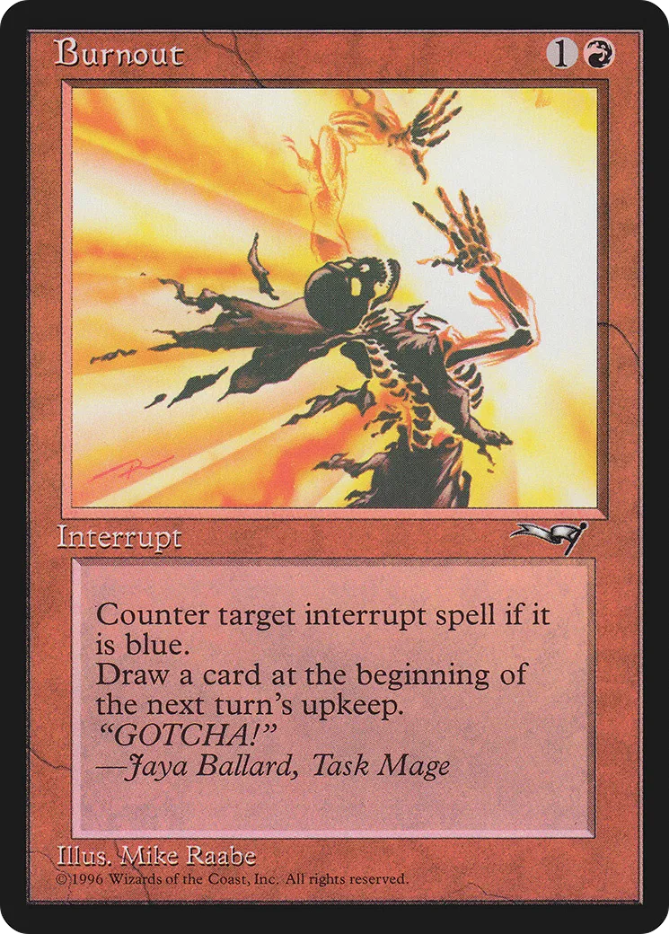 Burnout — Alliances — Magic: The Gathering
