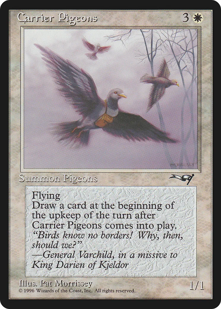 Carrier Pigeons — Alliances — Magic: The Gathering