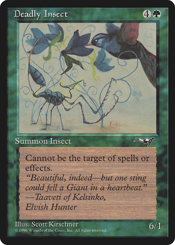 Deadly Insect — Alliances — Magic: The Gathering