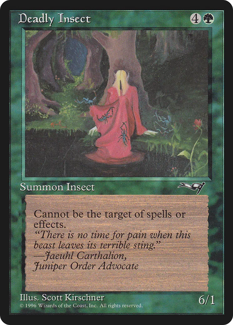 Deadly Insect — Alliances — Magic: The Gathering