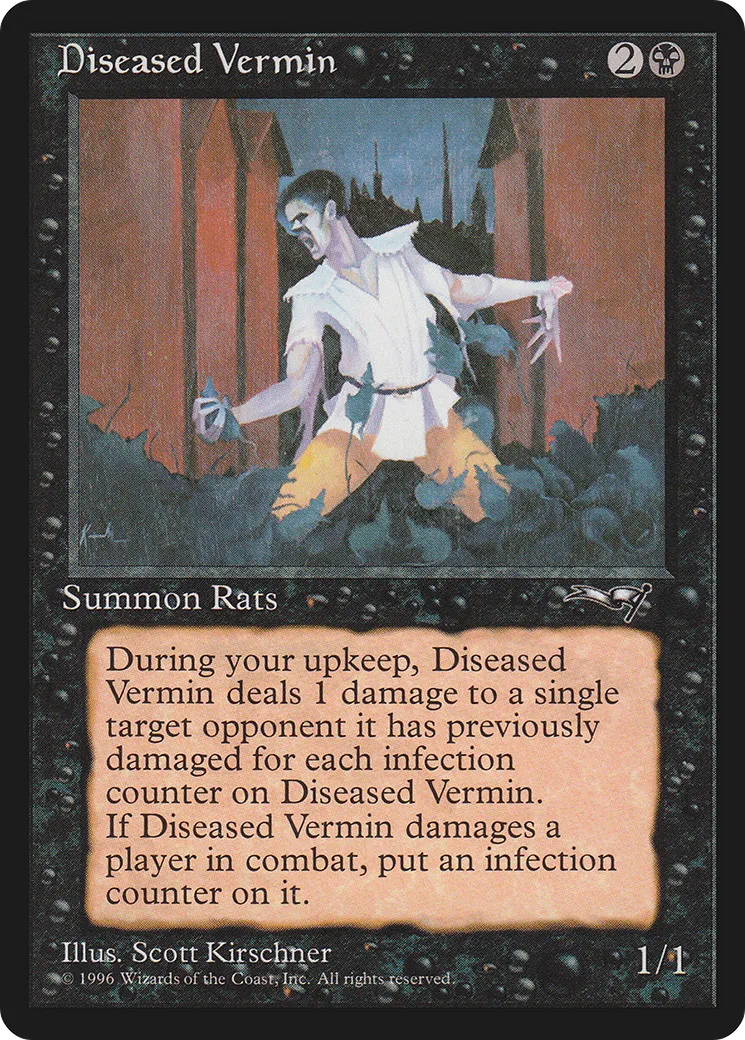 Diseased Vermin — Alliances — Magic: The Gathering