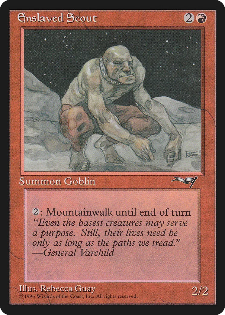 Enslaved Scout — Alliances — Magic: The Gathering