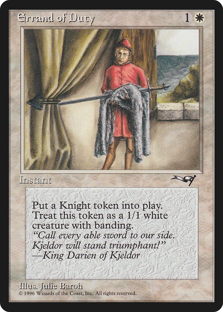 Commis d'office — Alliances — Magic: The Gathering