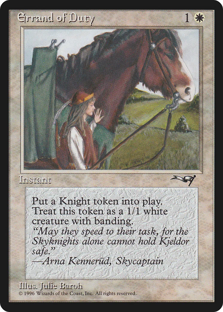 Commis d'office — Alliances — Magic: The Gathering