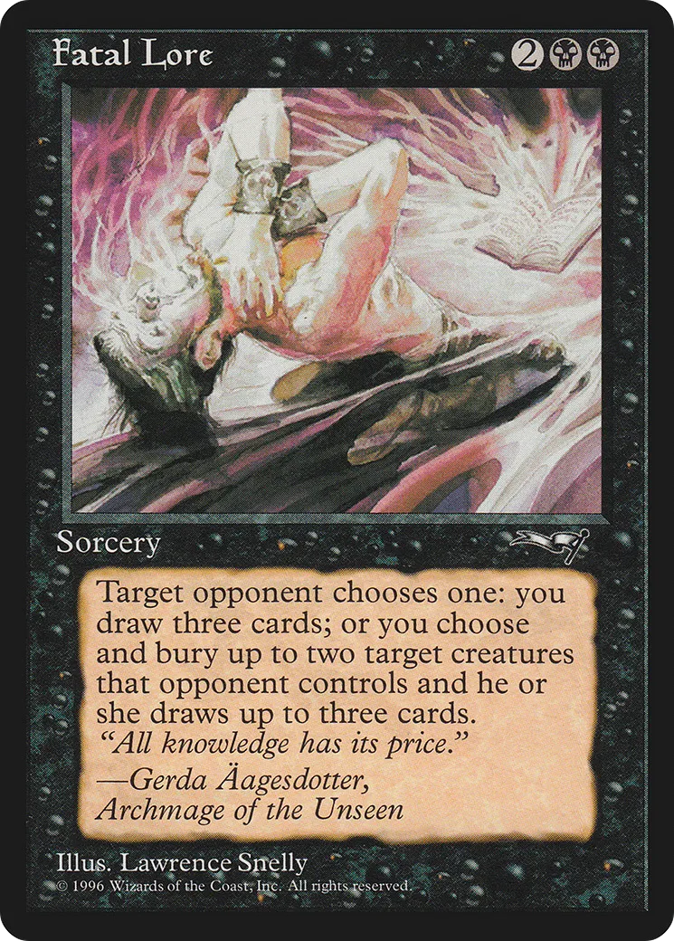 Sapience fatale — Alliances — Magic: The Gathering