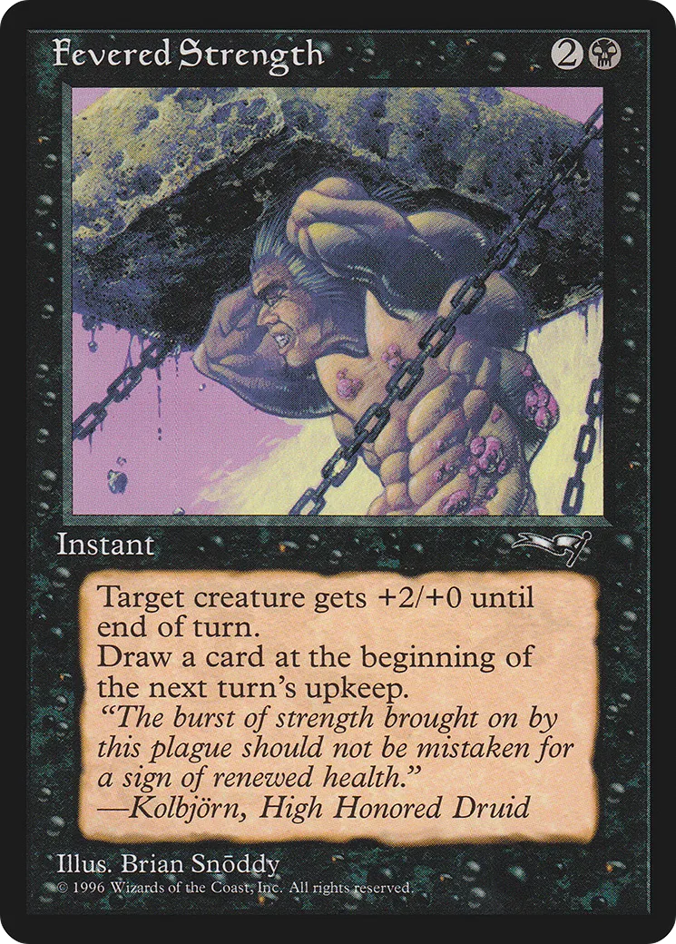 Ardeur fébrile — Alliances — Magic: The Gathering