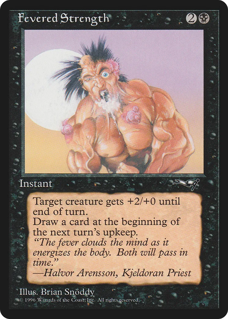 Fevered Strength — Alliances — Magic: The Gathering