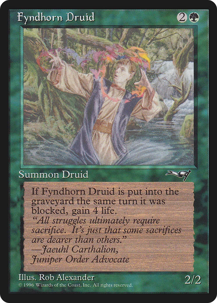 Fyndhorn Druid — Alliances — Magic: The Gathering