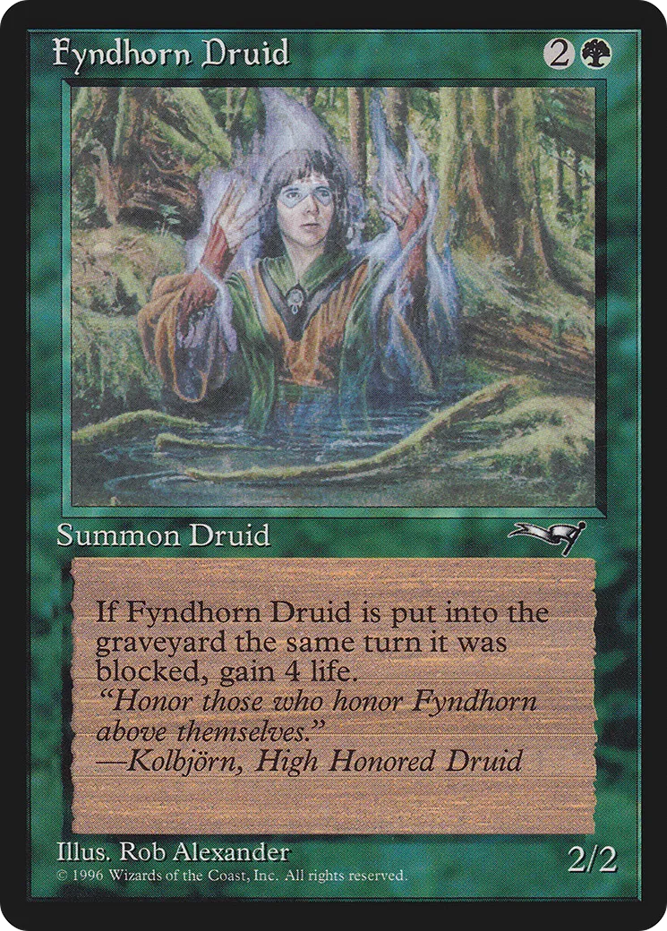 Fyndhorn Druid — Alliances — Magic: The Gathering