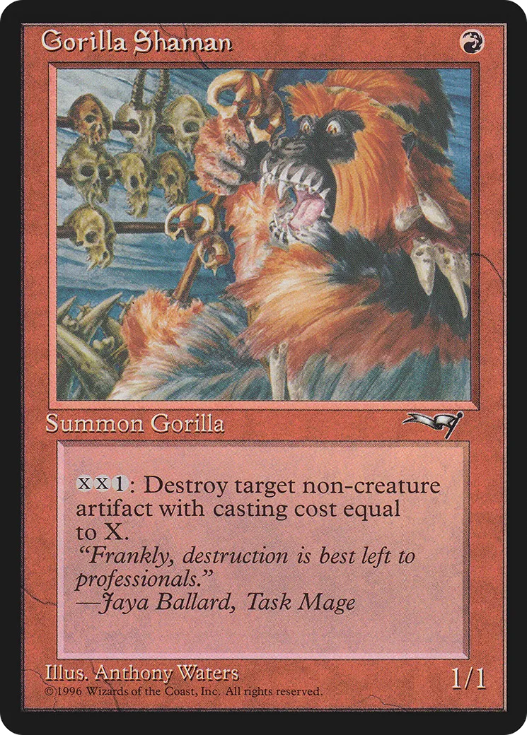Shamane gorille — Alliances — Magic: The Gathering