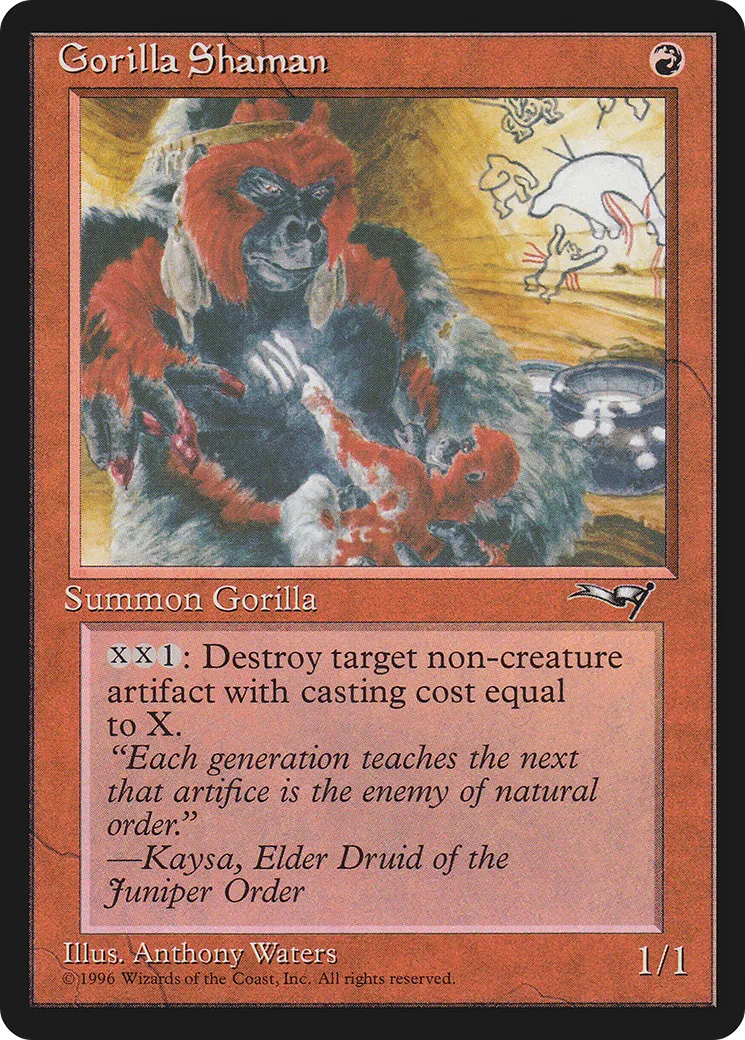 Gorilla Shaman — Alliances — Magic: The Gathering