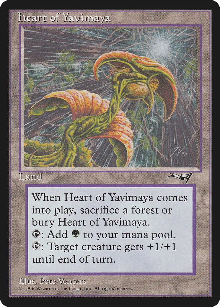 Heart of Yavimaya — Alliances — Magic: The Gathering