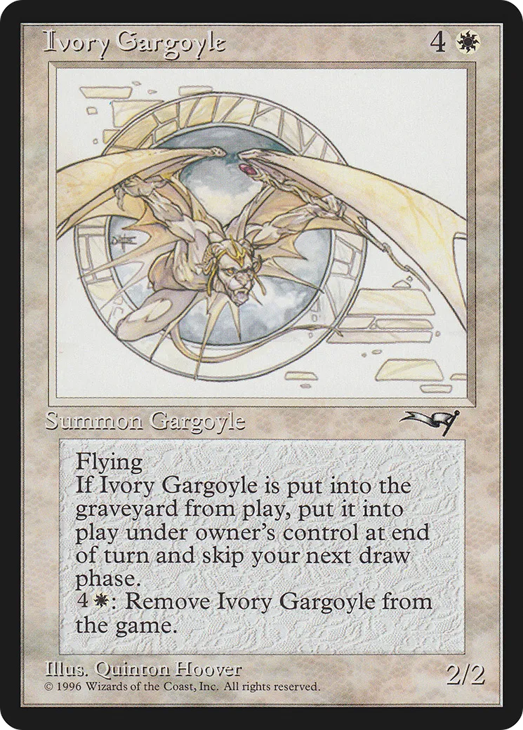 Gargouille d'ivoire — Alliances — Magic: The Gathering