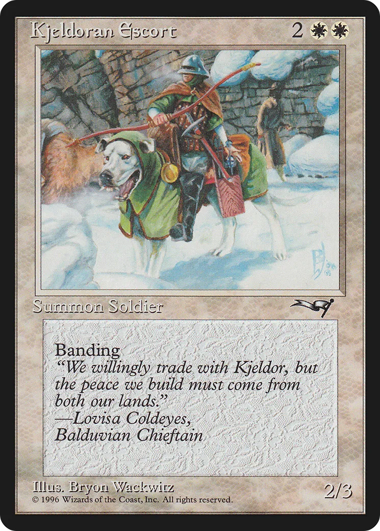 Kjeldoran Escort — Alliances — Magic: The Gathering