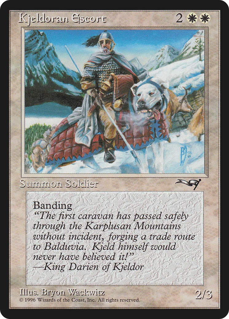 Kjeldoran Escort — Alliances — Magic: The Gathering