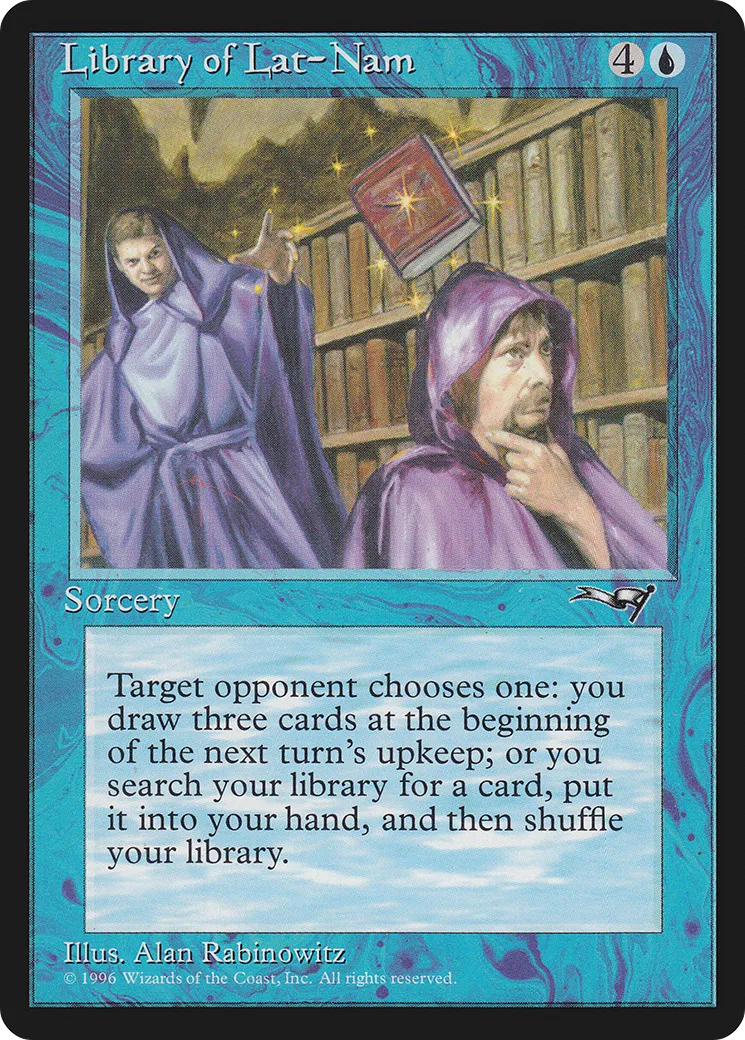 Library of Lat-Nam — Alliances — Magic: The Gathering