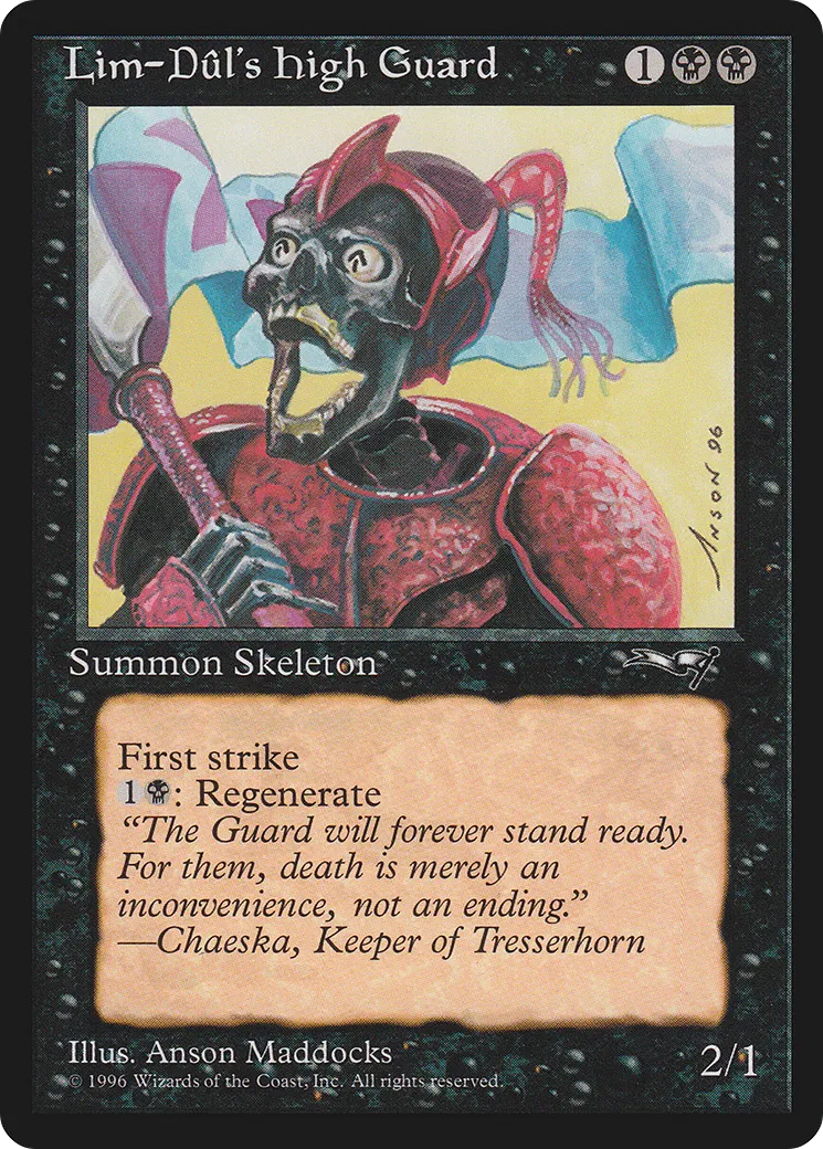Lim-Dûl's High Guard — Alliances — Magic: The Gathering