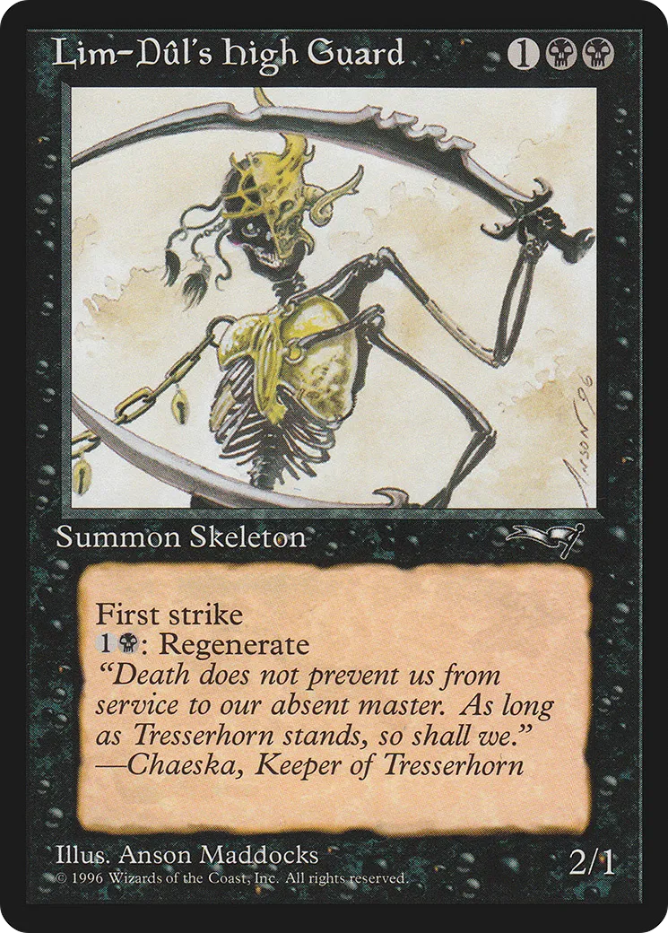 Haute garde de Lim-Dûl — Alliances — Magic: The Gathering