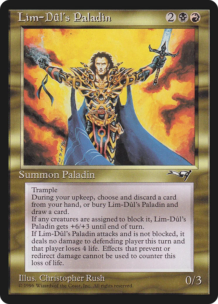 Paladin de Lim-Dûl — Alliances — Magic: The Gathering
