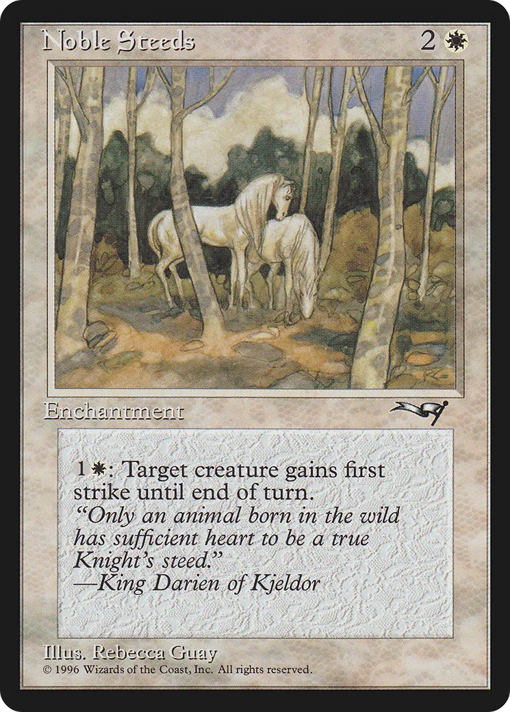 Nobles coursiers — Alliances — Magic: The Gathering