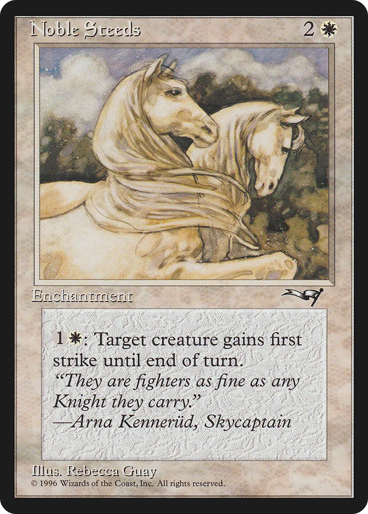 Noble Steeds — Alliances — Magic: The Gathering