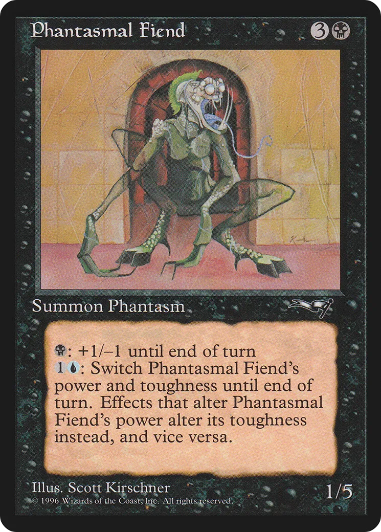Phantasmal Fiend — Alliances — Magic: The Gathering