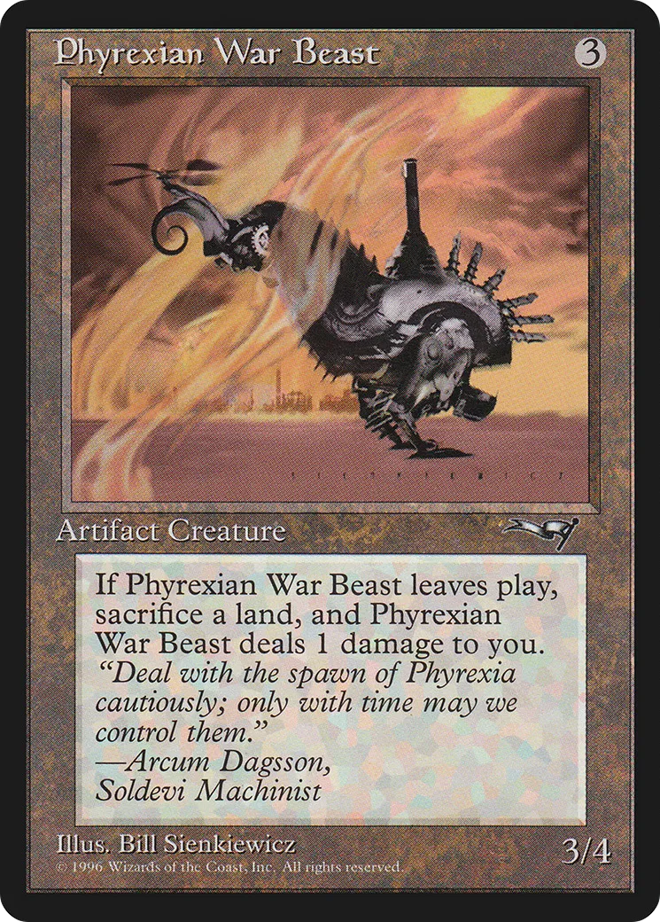 Phyrexian War Beast — Alliances — Magic: The Gathering